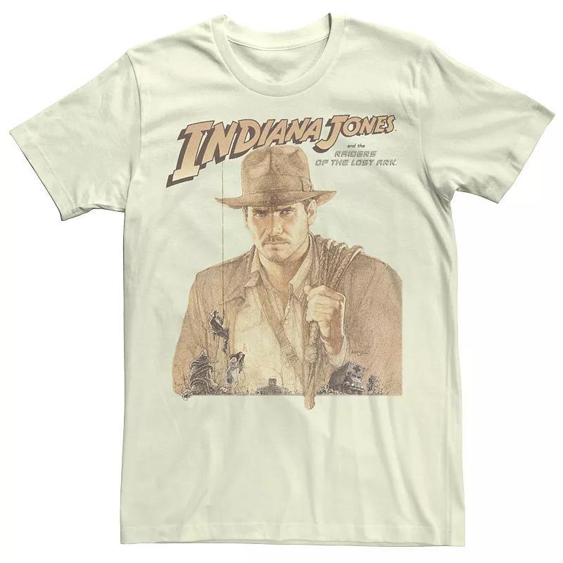 Mens Indiana Jones Raiders of the Lost Ark Movie Poster Graphic Tee Product Image