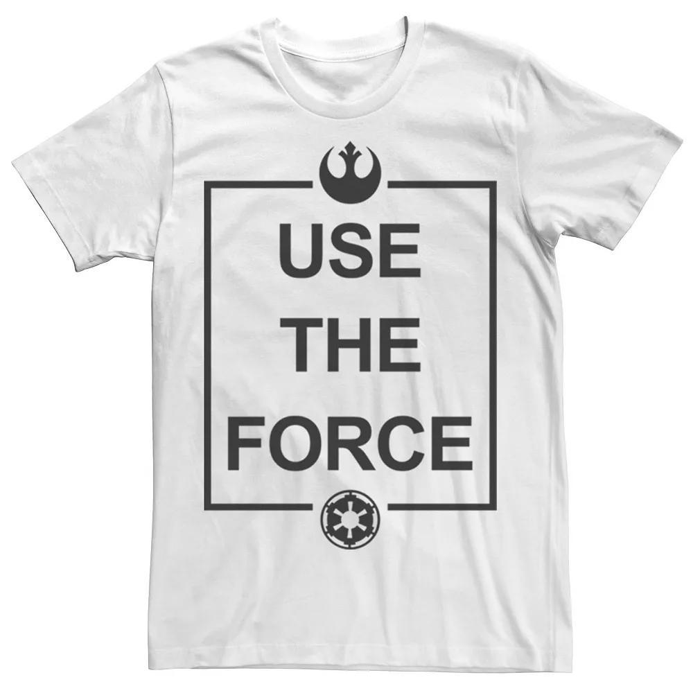 Men's Star Wars Use The Force Simple Text Logo Tee,  Product Image