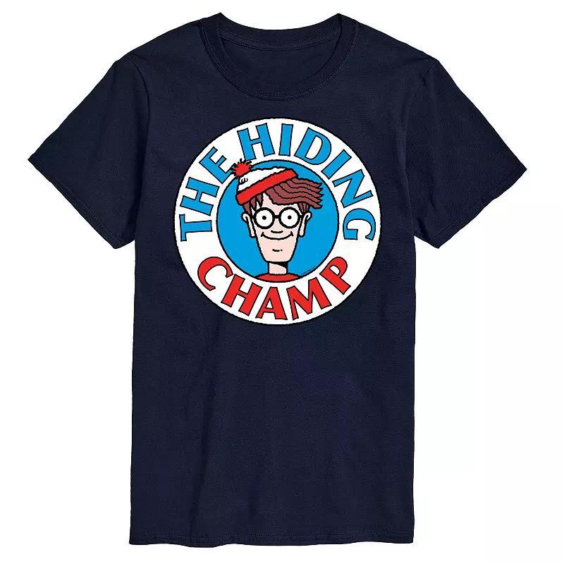 Mens Wheres Waldo The Hiding Champ Graphic Tee Product Image