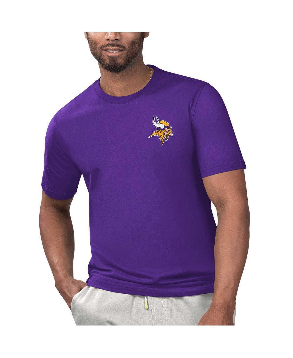 Mens Margaritaville Purple Minnesota Vikings Licensed to Chill T-shirt Product Image