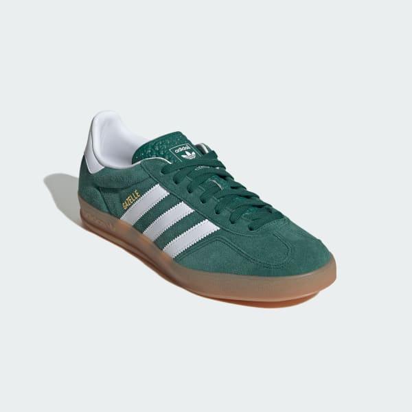 adidas Gazelle Indoor Shoes Olive Strata M 14 / W 15 Unisex Product Image