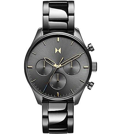 MVMT Mens Airhawk Chronograph Black Stainless Steel Bracelet Watch Product Image