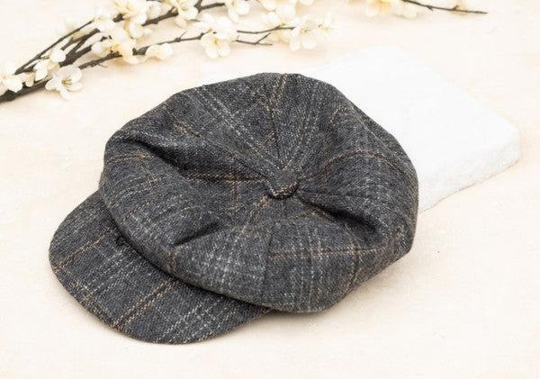 Plaid Newsboy Caps Product Image