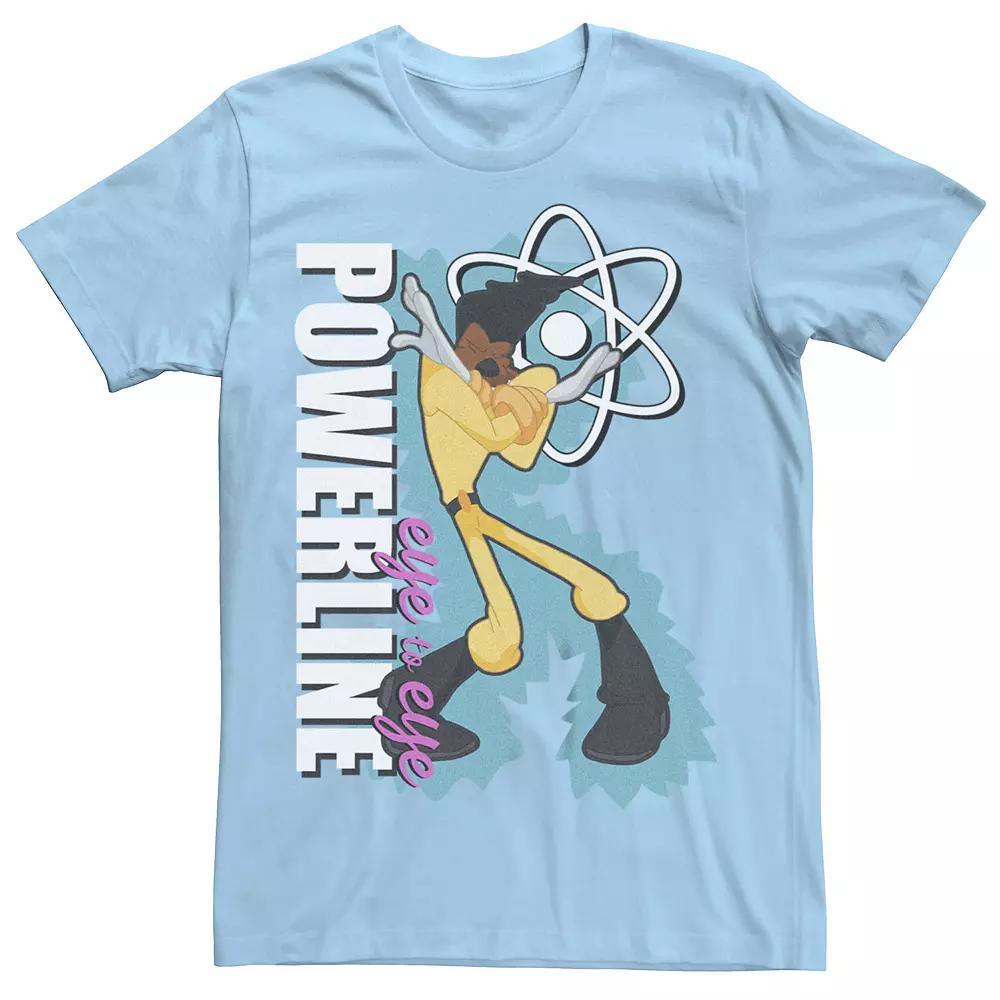 Disney's A Goofy Movie Powerline Eye To Eye Men's Graphic Tee, Size: Medium, Light Blue Product Image