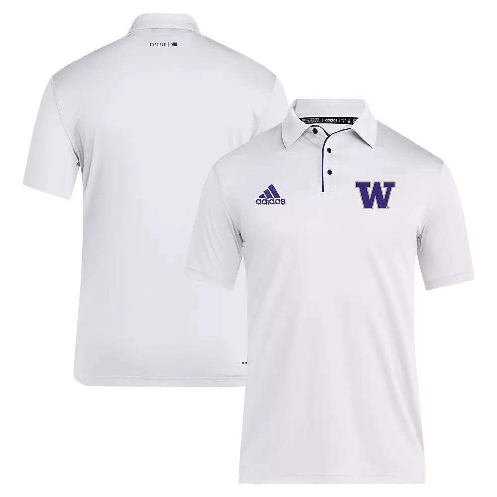 Mens adidas Washington Huskies 2024 Coaches AEROREADY Polo Product Image