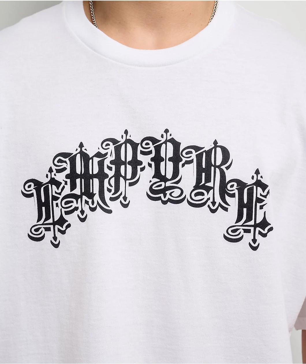 Empyre Centered White T-Shirt Product Image