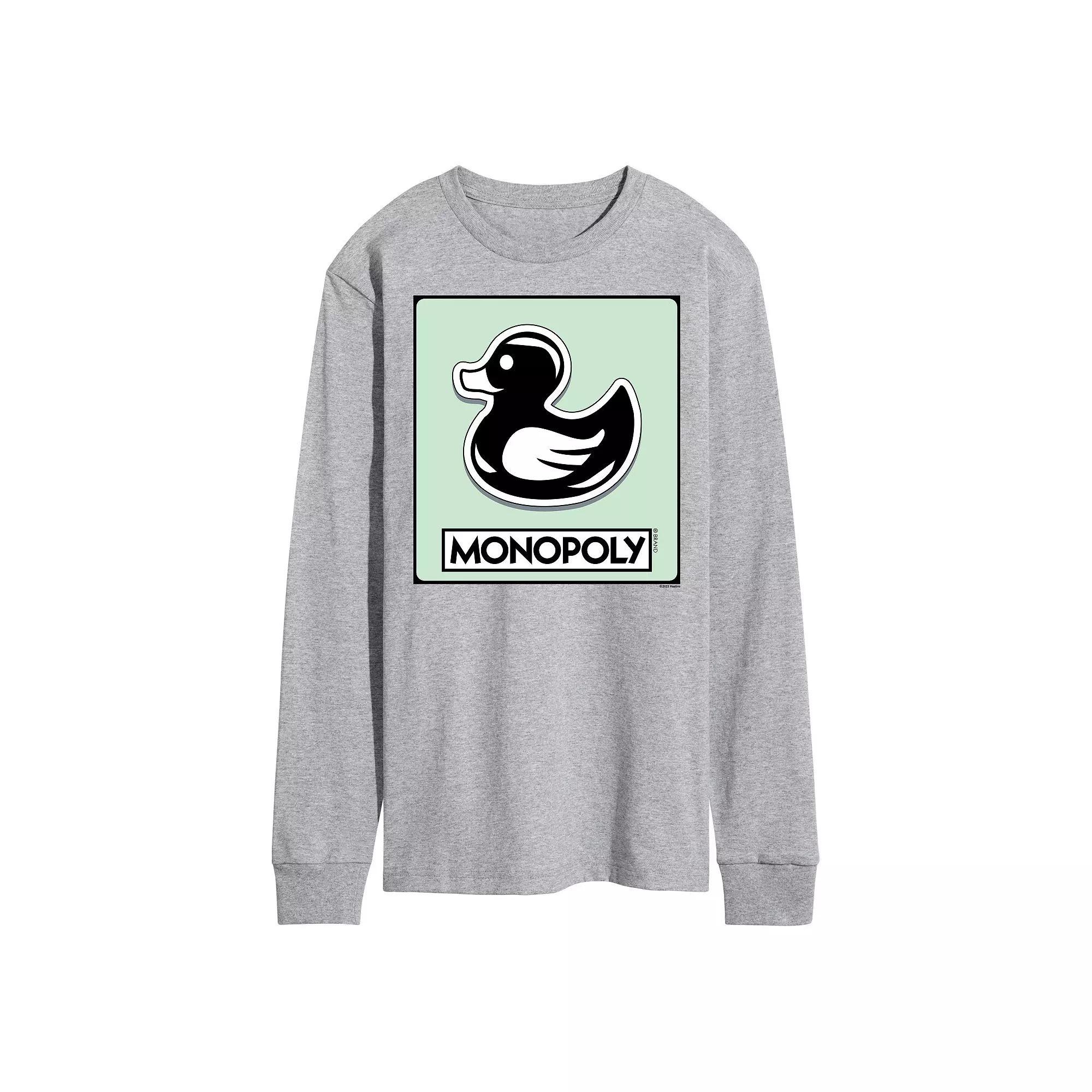 Men's Monopoly Duck Token Long Sleeve Graphic Tee,  Product Image