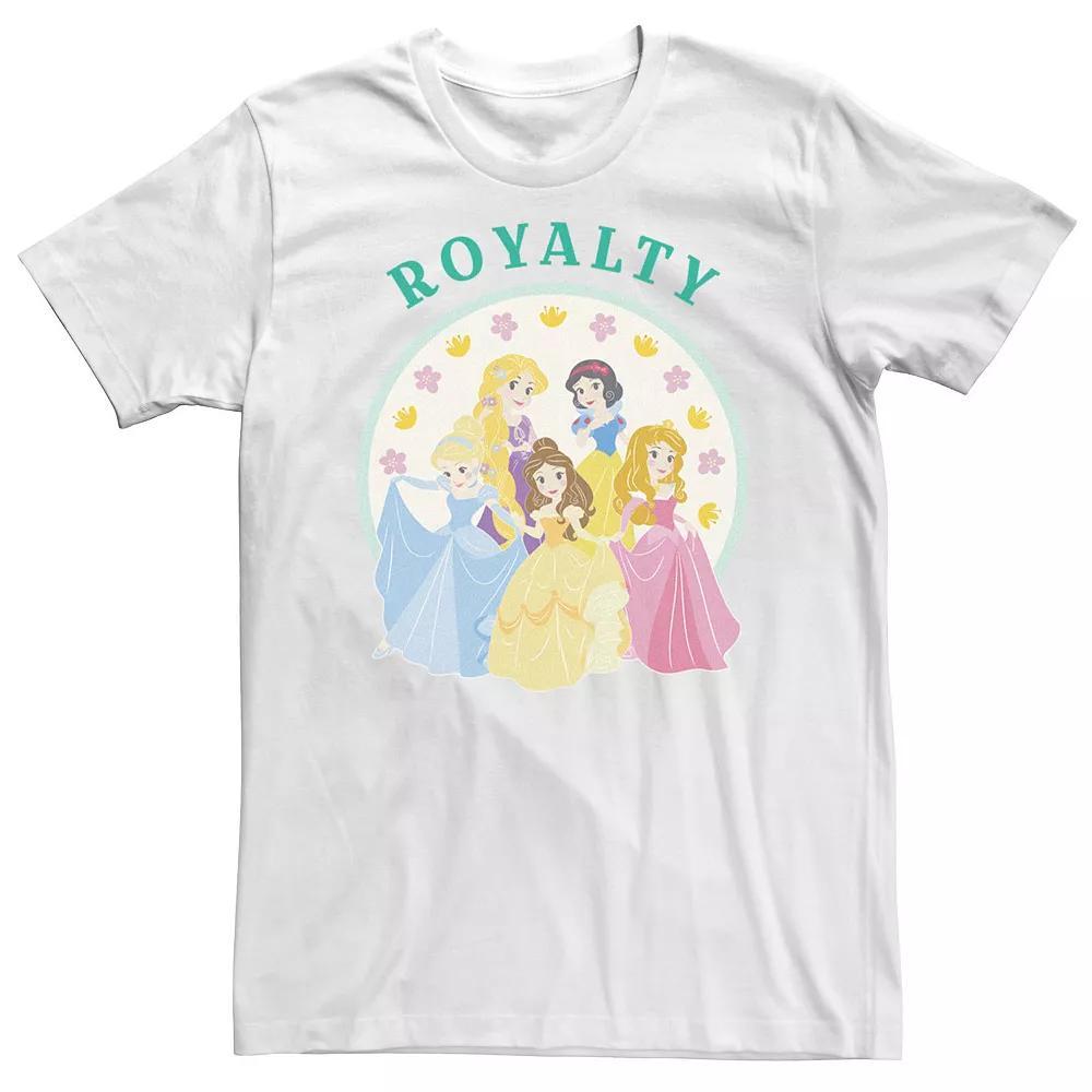 Big & Tall Disney Princess Cute Royalty Tee, Men's, Size: 3XLT, White Product Image