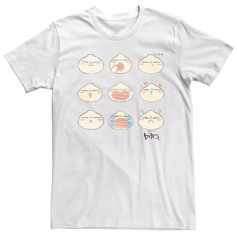 Men's Disney Pixar Bao Emotions Poster Graphic Tee, Size: 3XL, White Product Image