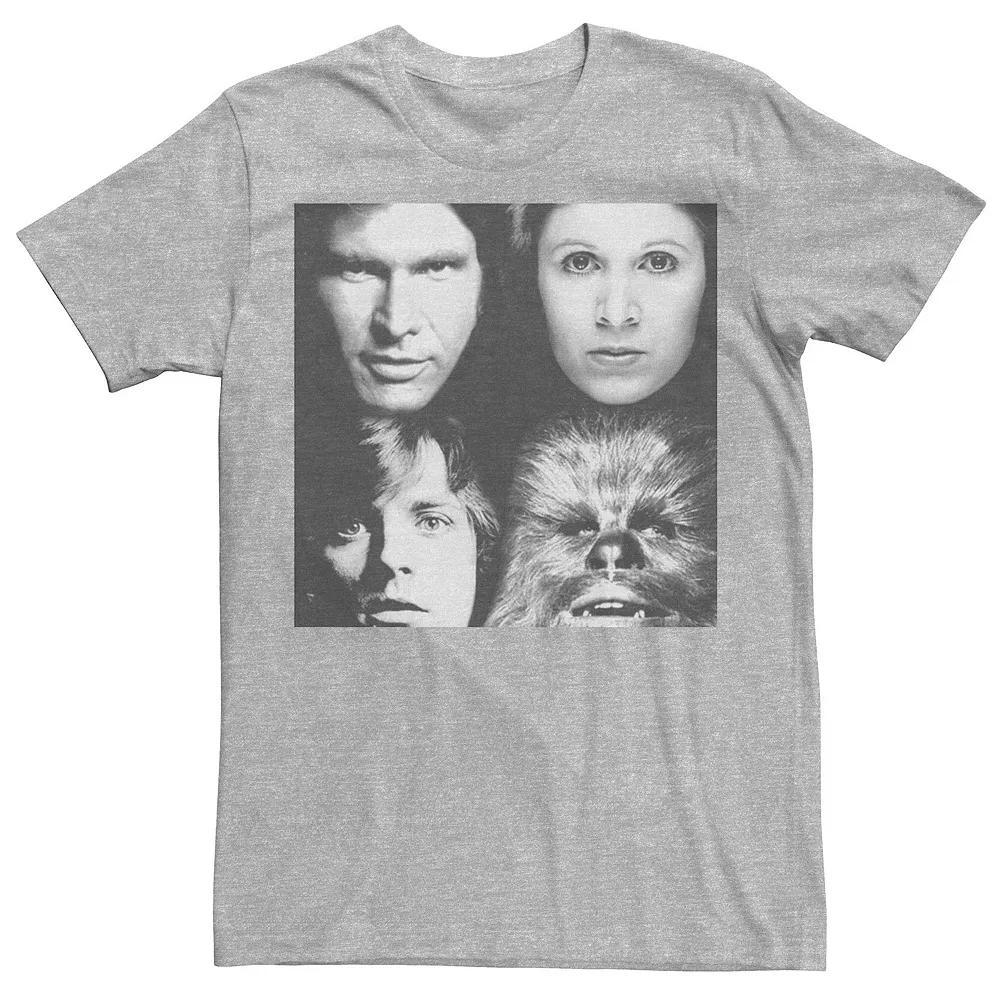 Men's Star Wars Four Faces Tee, Size: 3XL, Athletic Grey Product Image