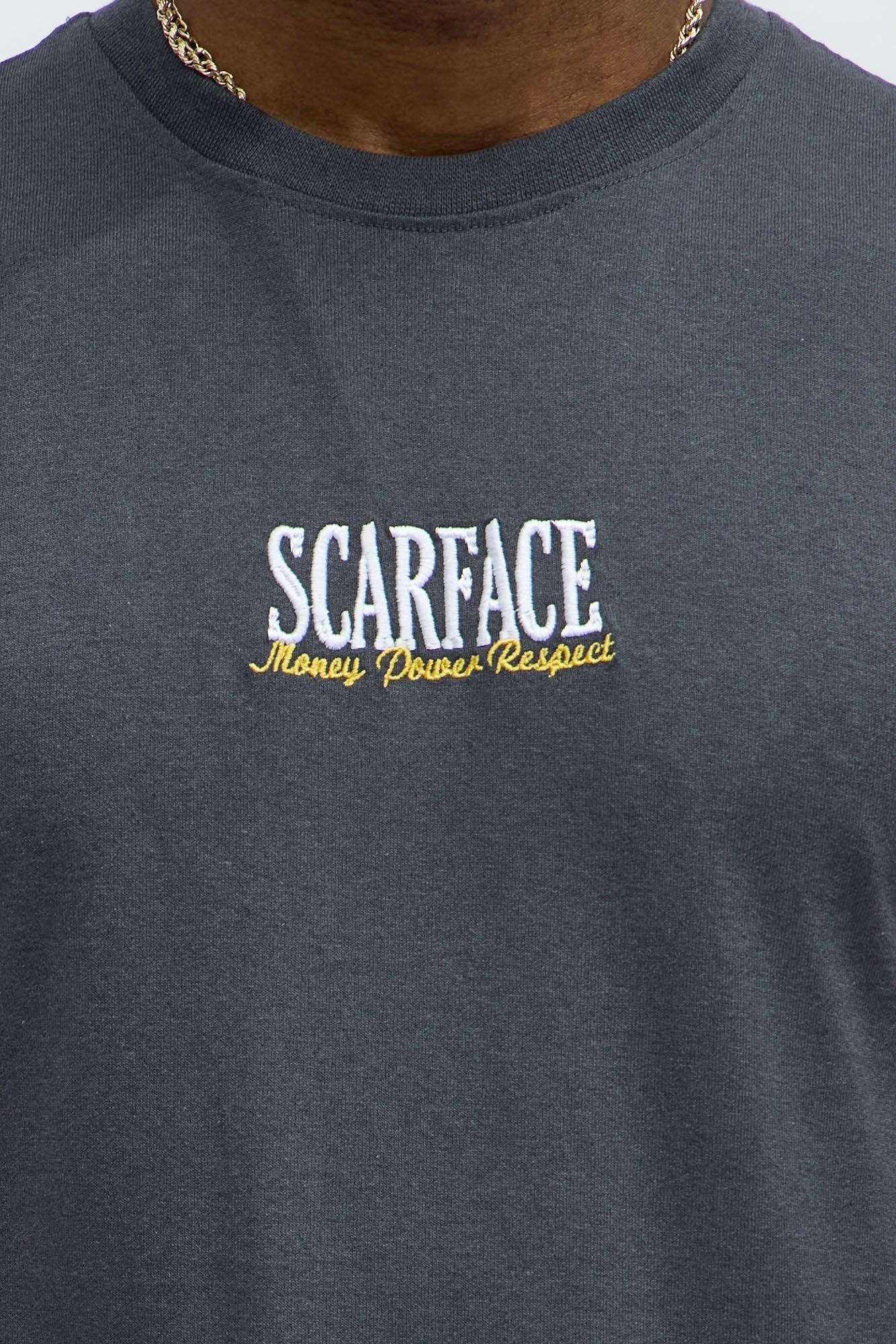 Scarface Hustler Short Sleeve Tee - Grey Product Image