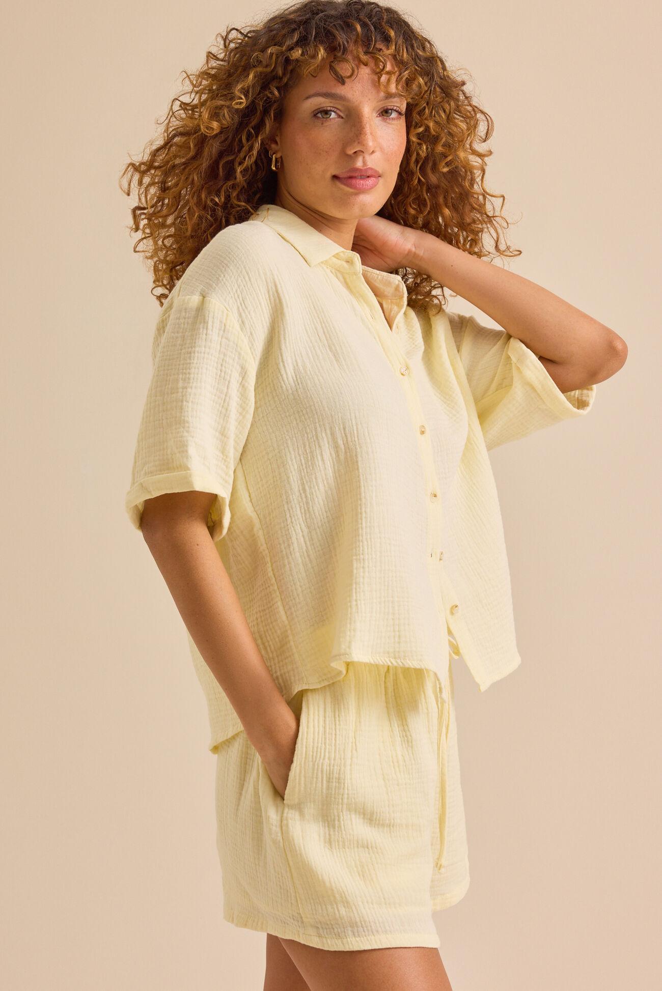 Delia Gauze Top Set Product Image