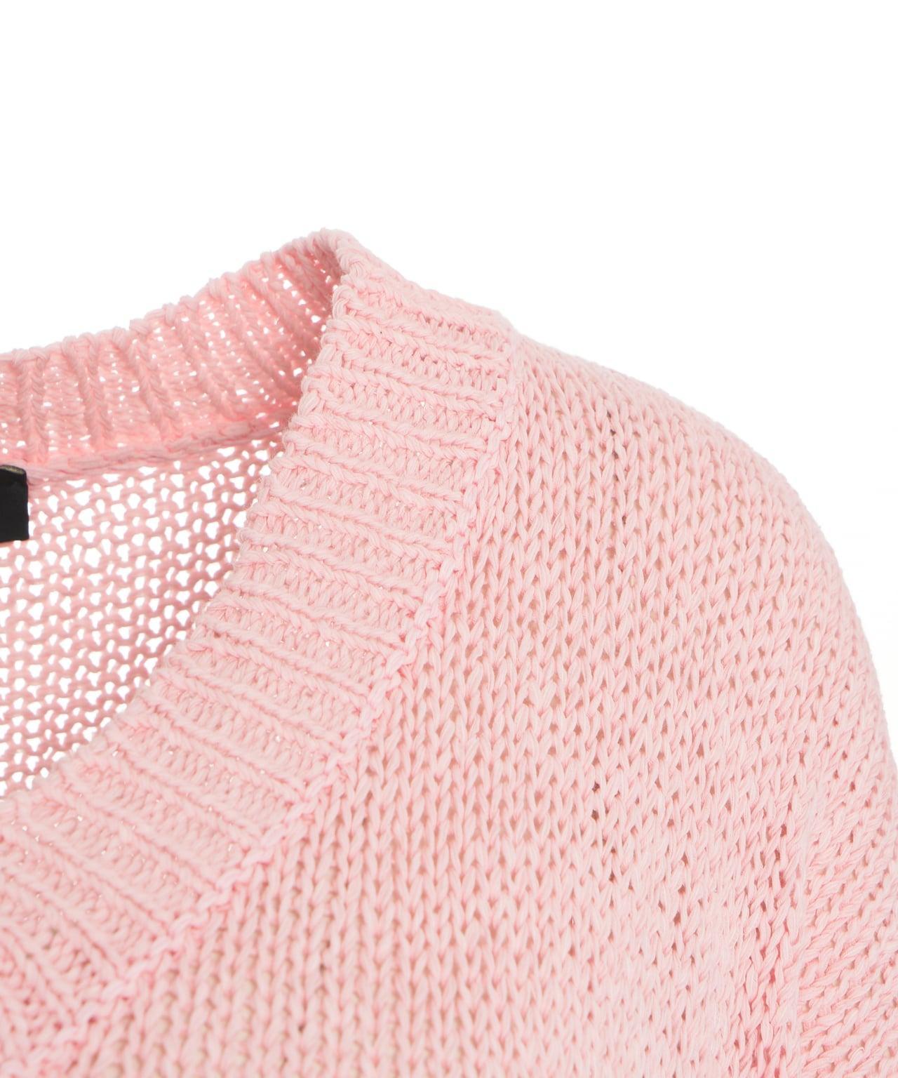 Knit sweater with V-neck Product Image