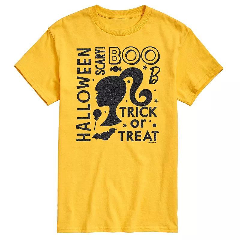 Men's Barbie Halloween Collage Graphic Tee,  Product Image