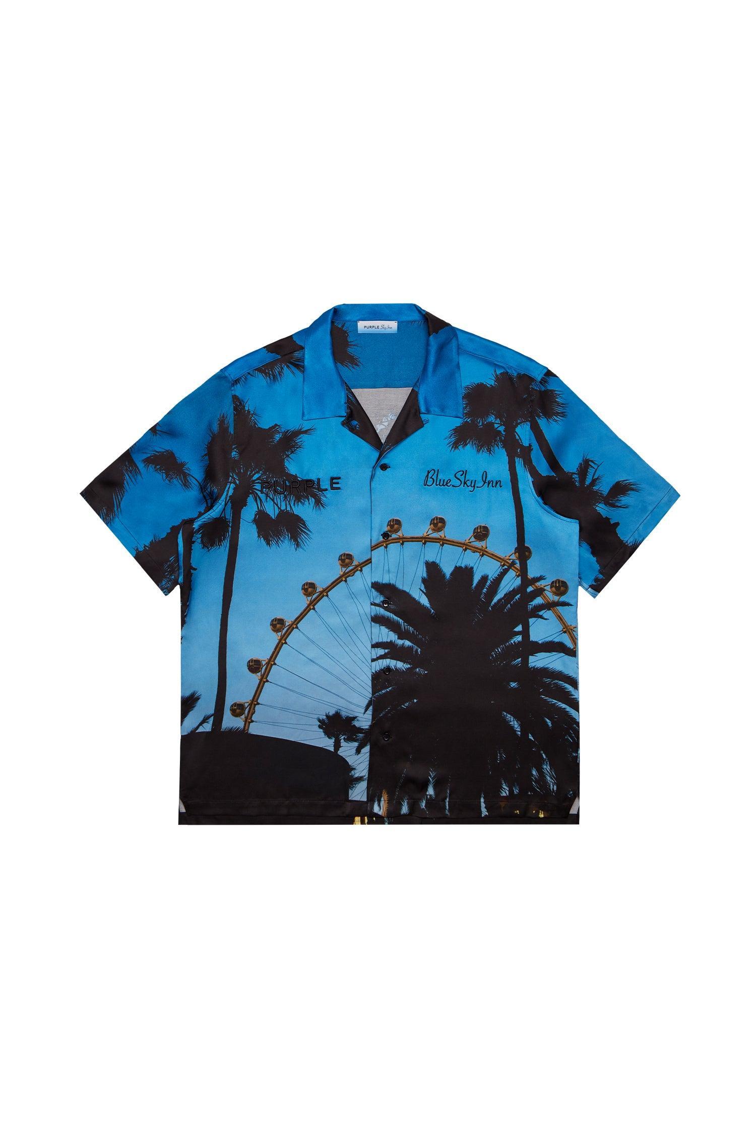 Purple X Blue Sky Shirt Male Product Image