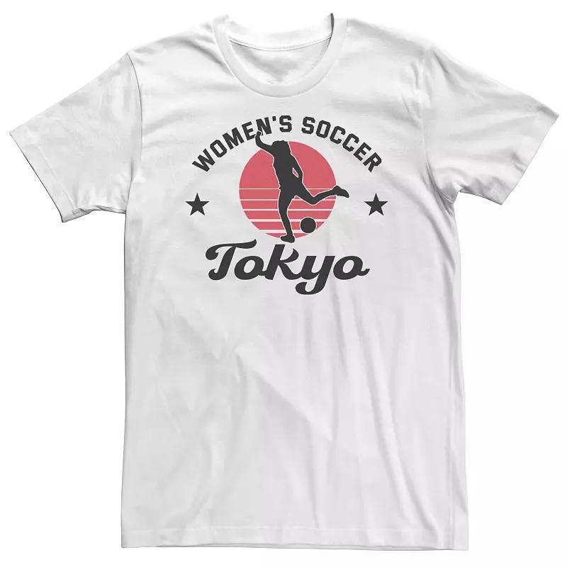 Big & Tall Women's Soccer Tokyo Tee, Size: 3XL, White Product Image