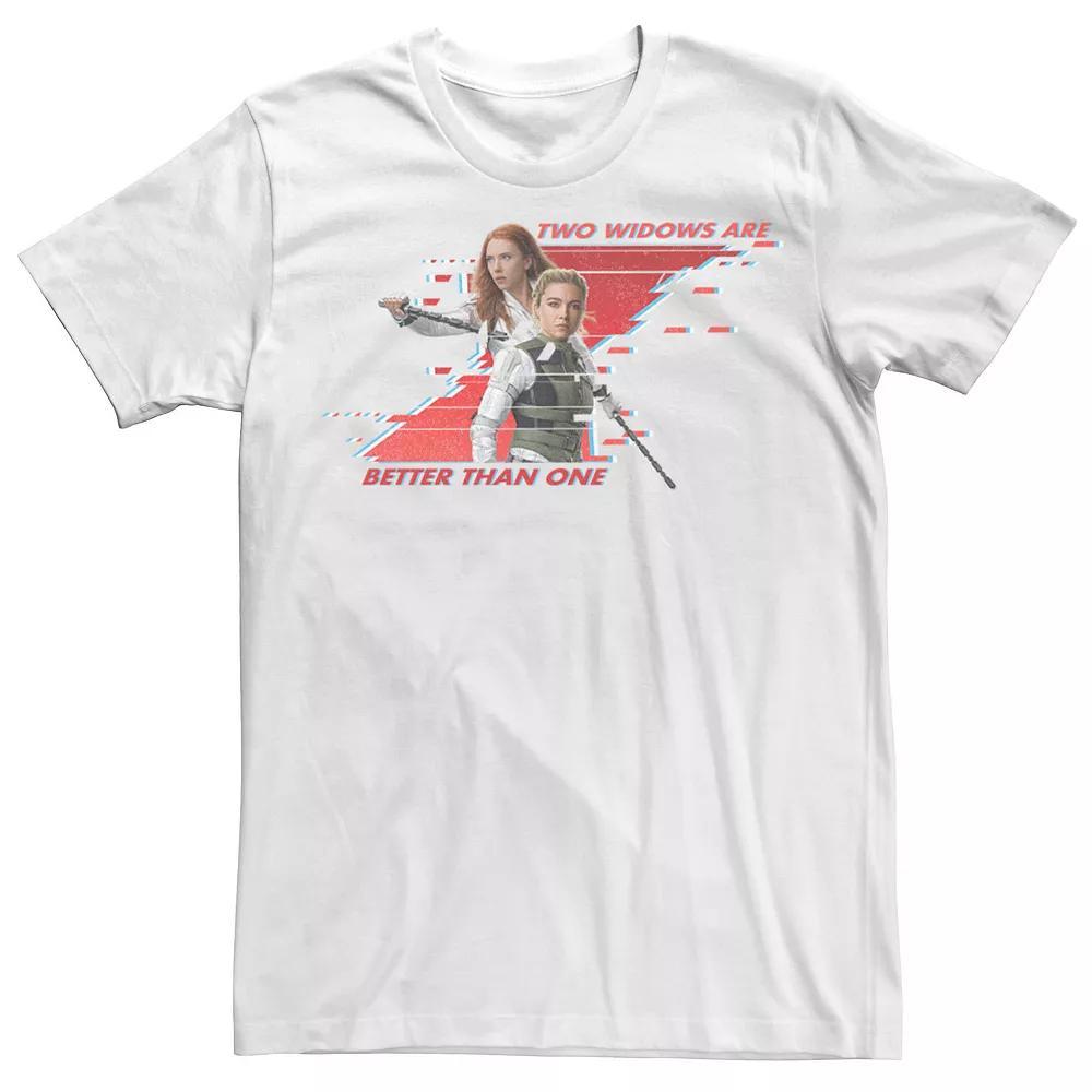 Men's Marvel Black Widow Two Widows Are Better Than One Tee,  Product Image