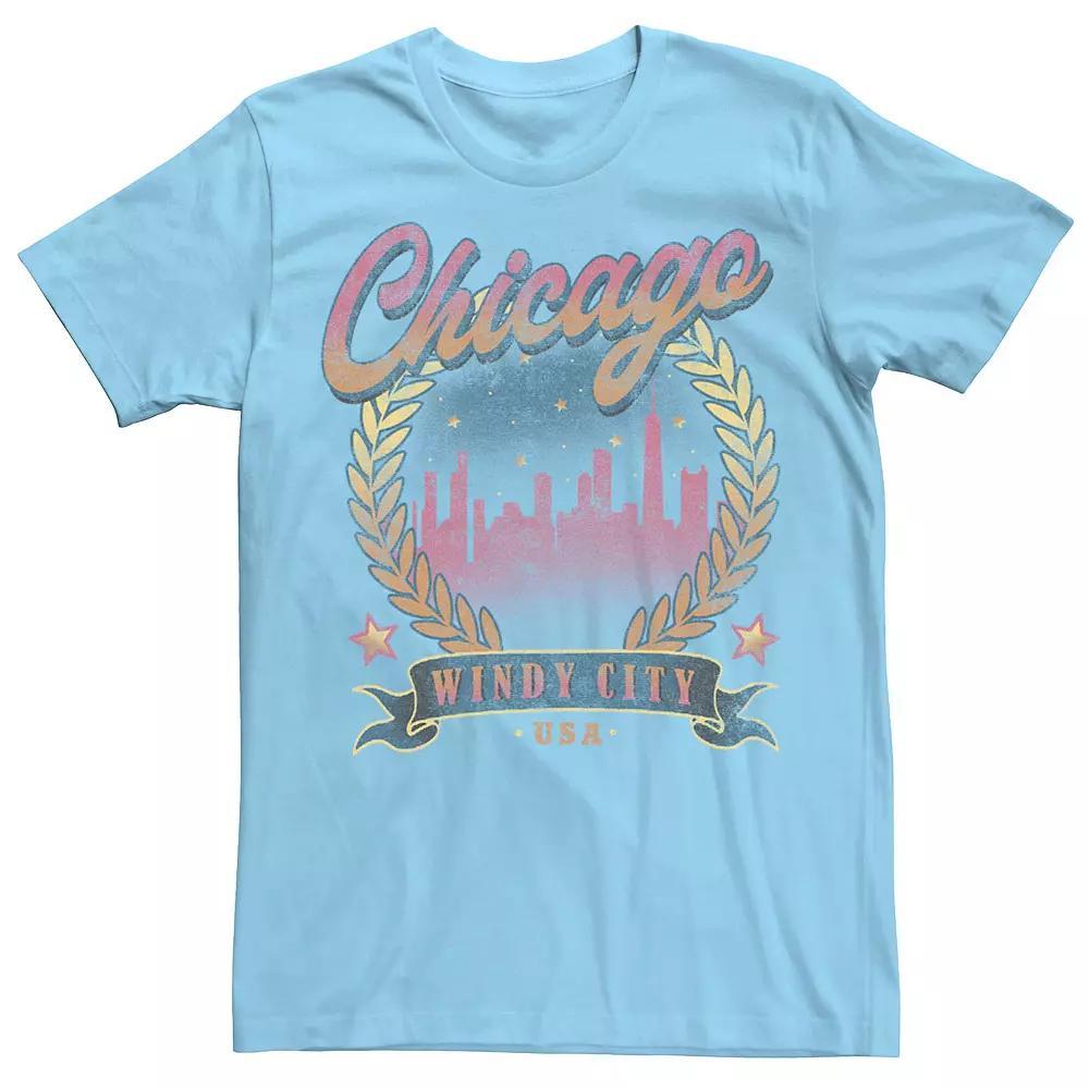 Men's Chicago Windy City Nightline Scene Seal Tee,  Product Image