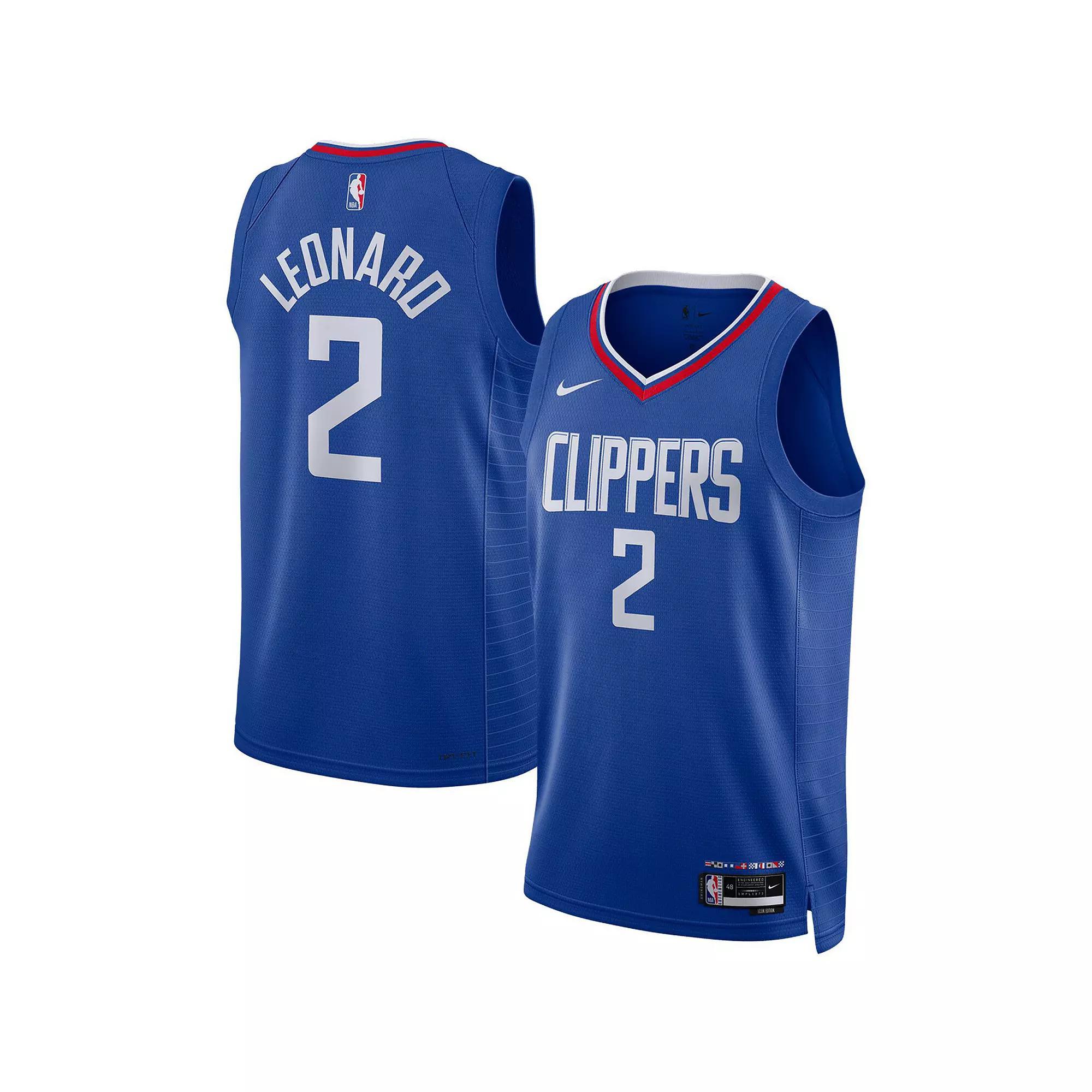Unisex Nike Kawhi Leonard Royal LA Clippers Swingman Jersey - Icon Edition, Adult Unisex,  Product Image
