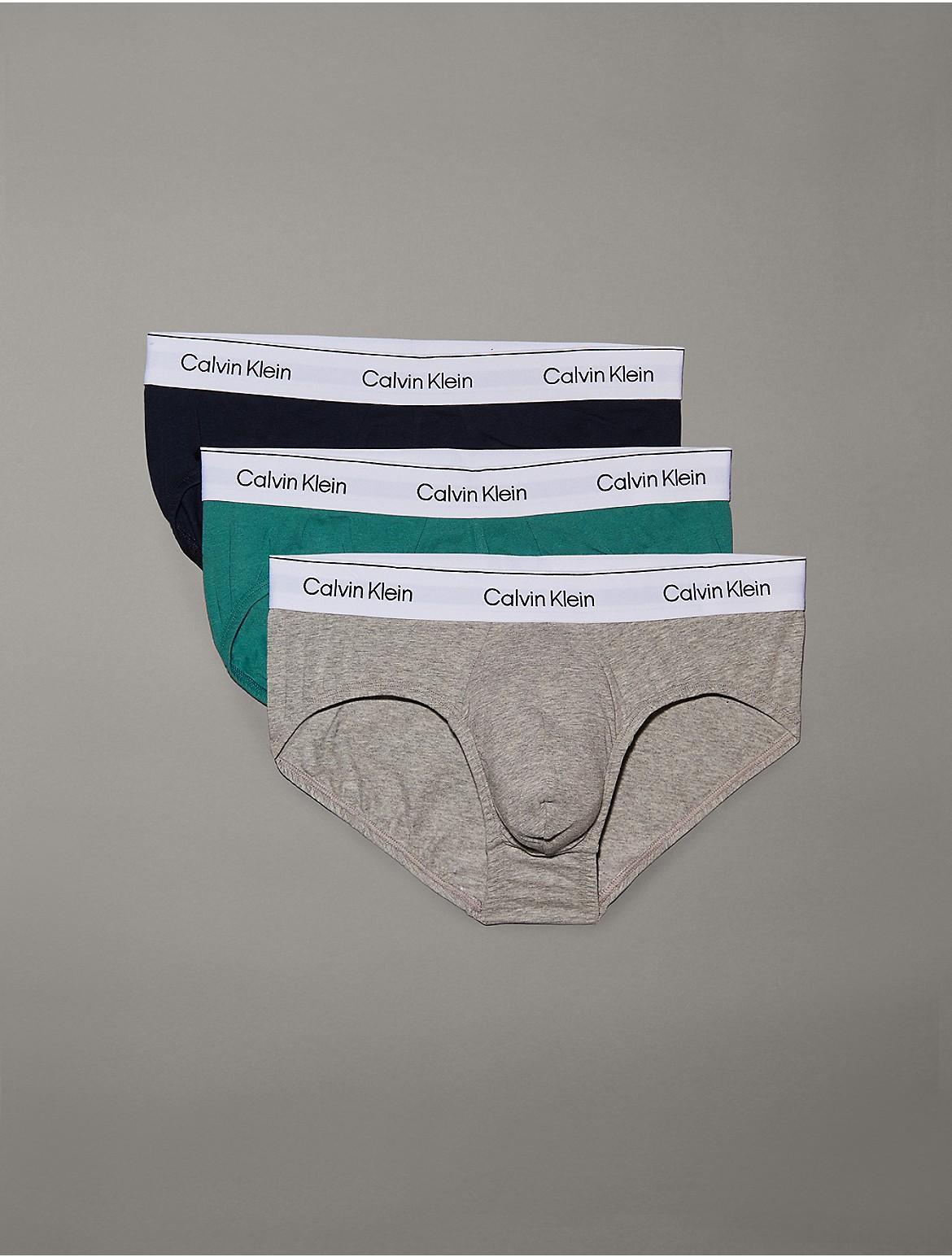 Calvin Klein Mens Icon Cotton Stretch 3-Pack Hip Brief - Multi Product Image