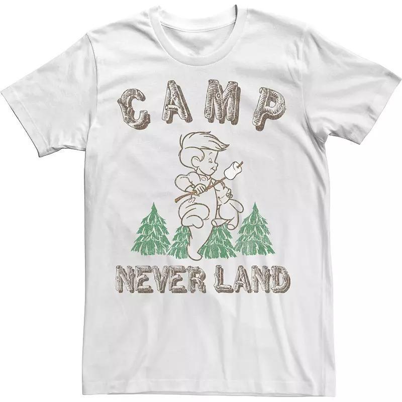 Disney's Peter Pan Men's Camp Never Land Tee, Size: 3XL, White Product Image