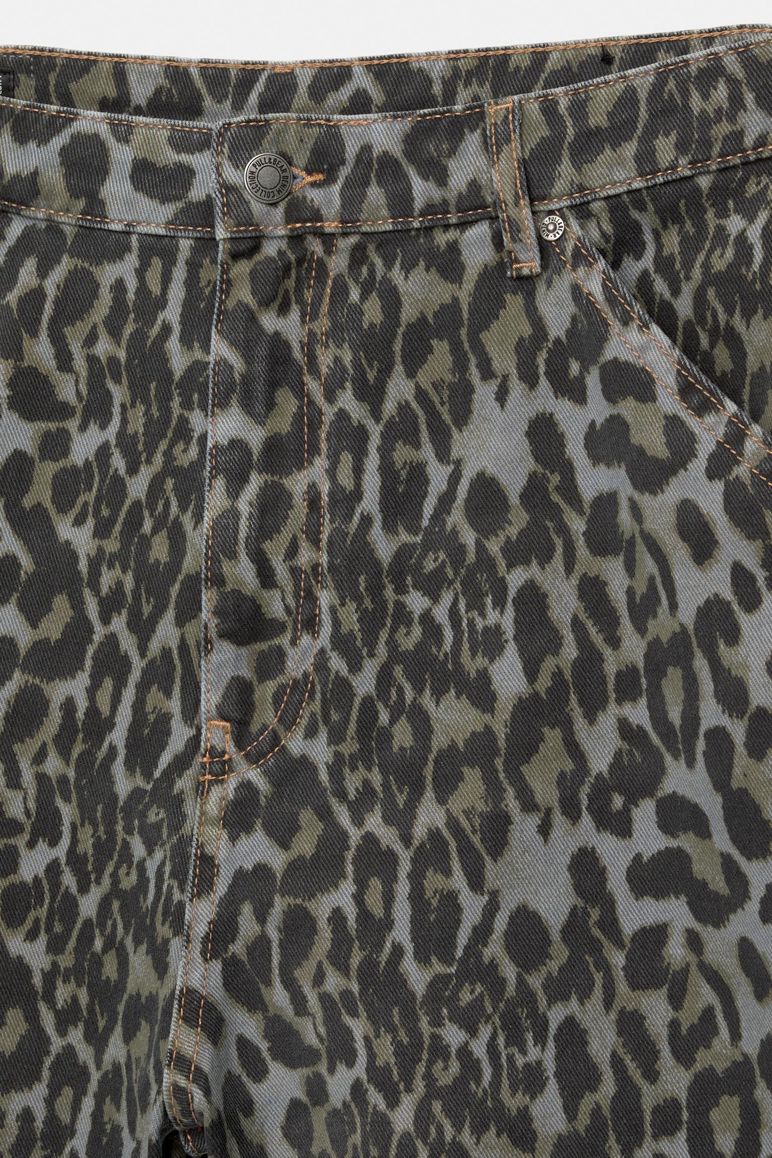 Leopard animal print jorts Product Image