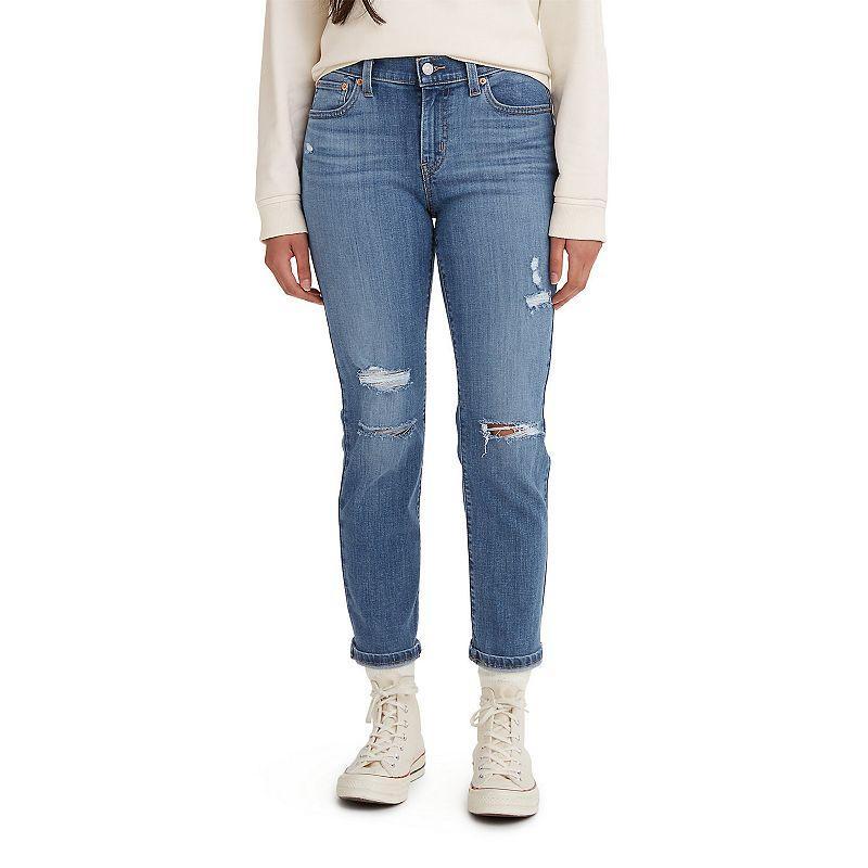 Womens Levis Boyfriend Jeans Blue Layer Product Image