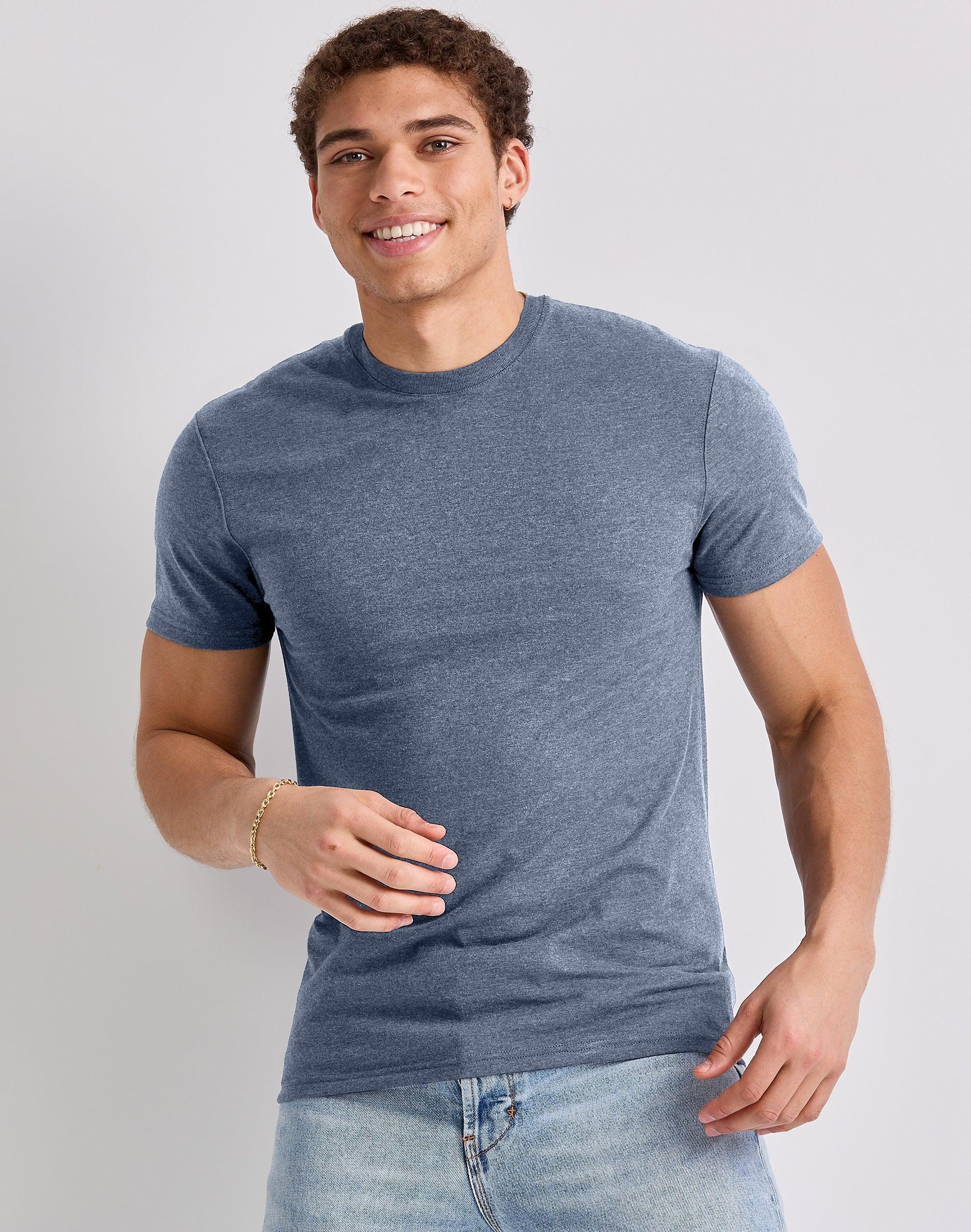 Hanes Originals Mens Tri-Blend T-Shirt Slate 2XL Product Image