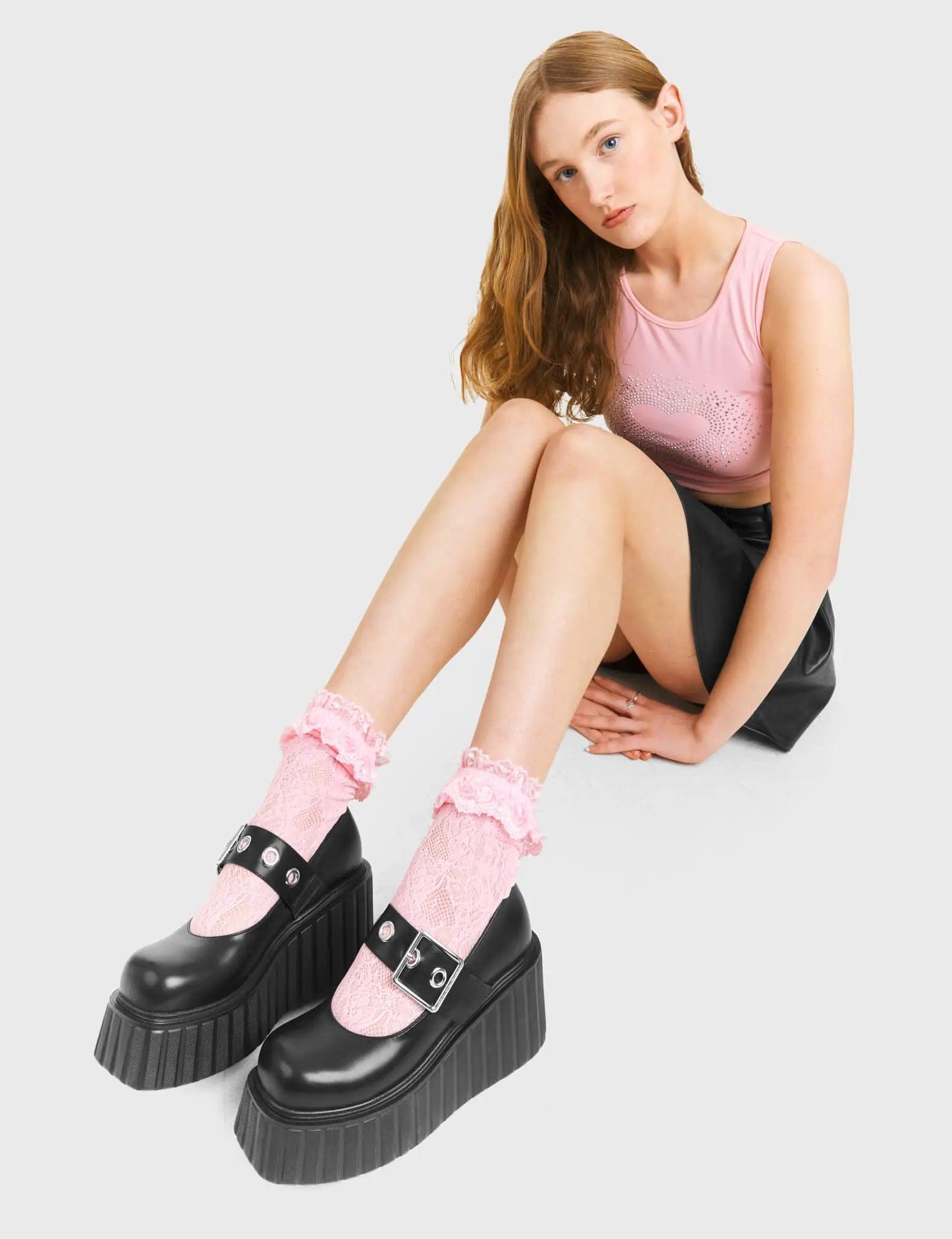 Survivor Chunky Platform Creeper Shoes Product Image