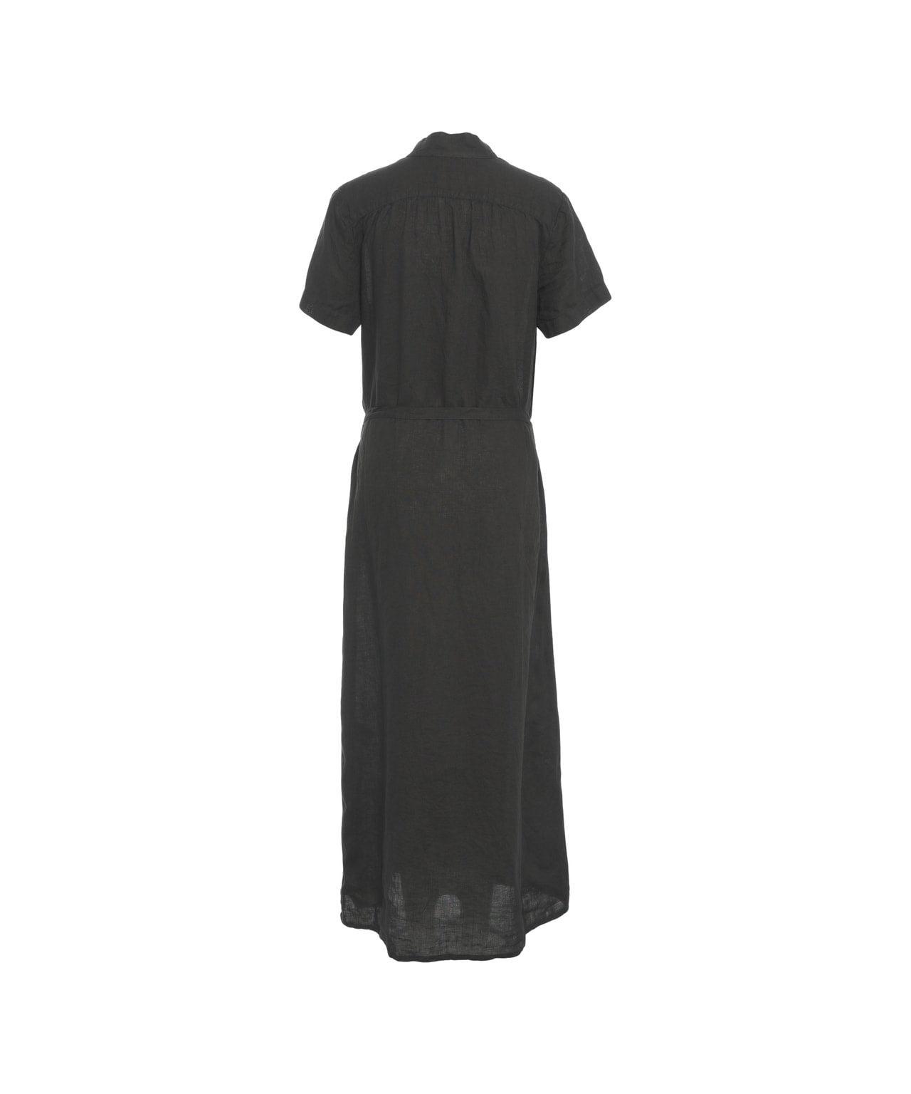 Maxi dress with waist belt Product Image