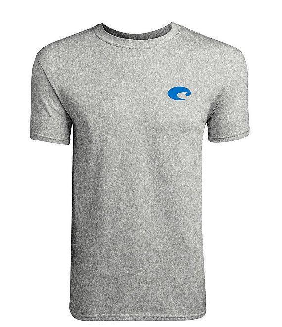 Costa Shield Graphic Short-Sleeve Heathered T-Shirt Product Image