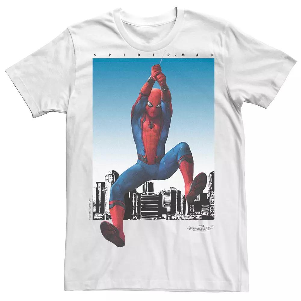 Men's Marvel Spider-Man Homecoming Web Swing Poster Tee,  Product Image