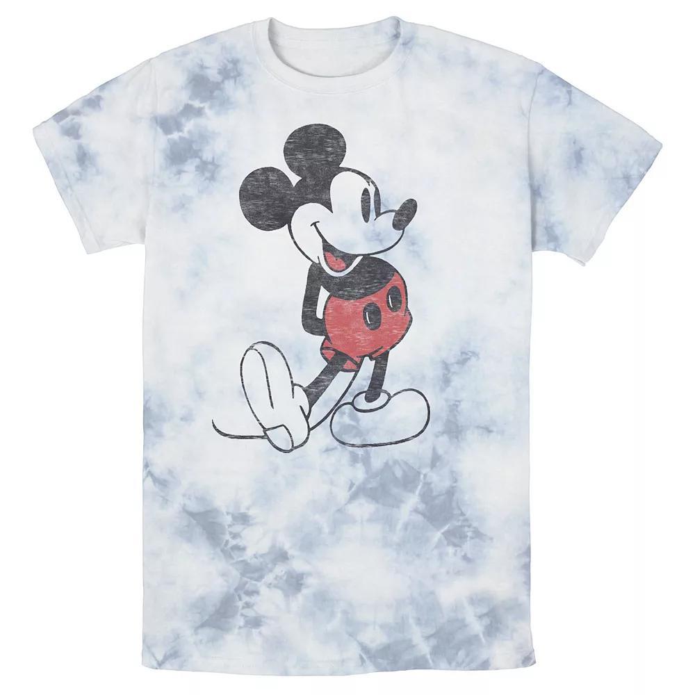 Disney's Mickey Mouse Men's Vintage Portrait Bomabrd Wash Tee,  Product Image