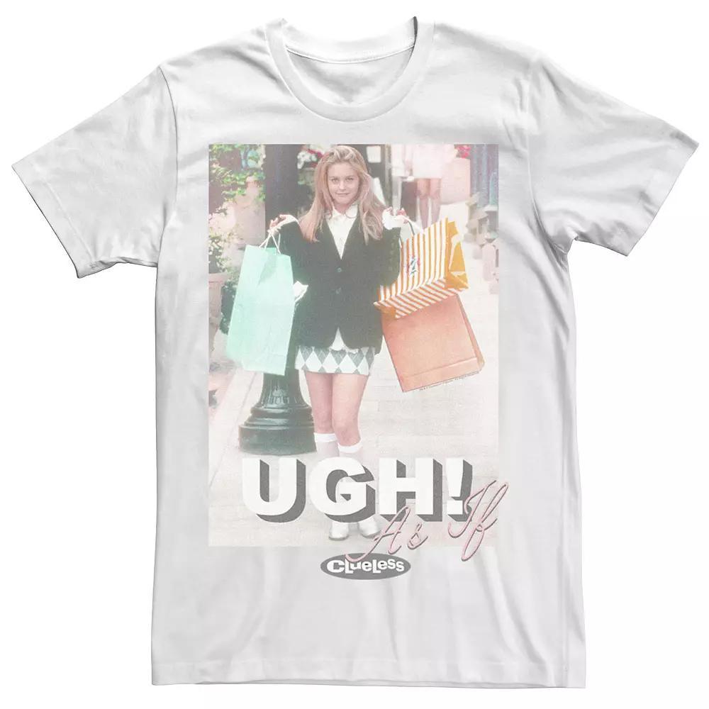 Men's Clueless Shopping Pose Tee, Size: Small, White Product Image