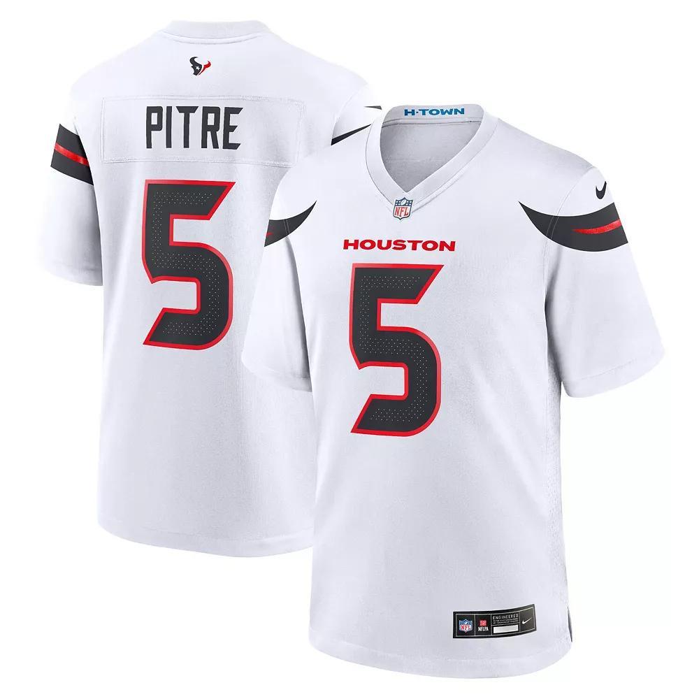 Men's Nike Jalen Pitre White Houston Texans Game Jersey,  Product Image