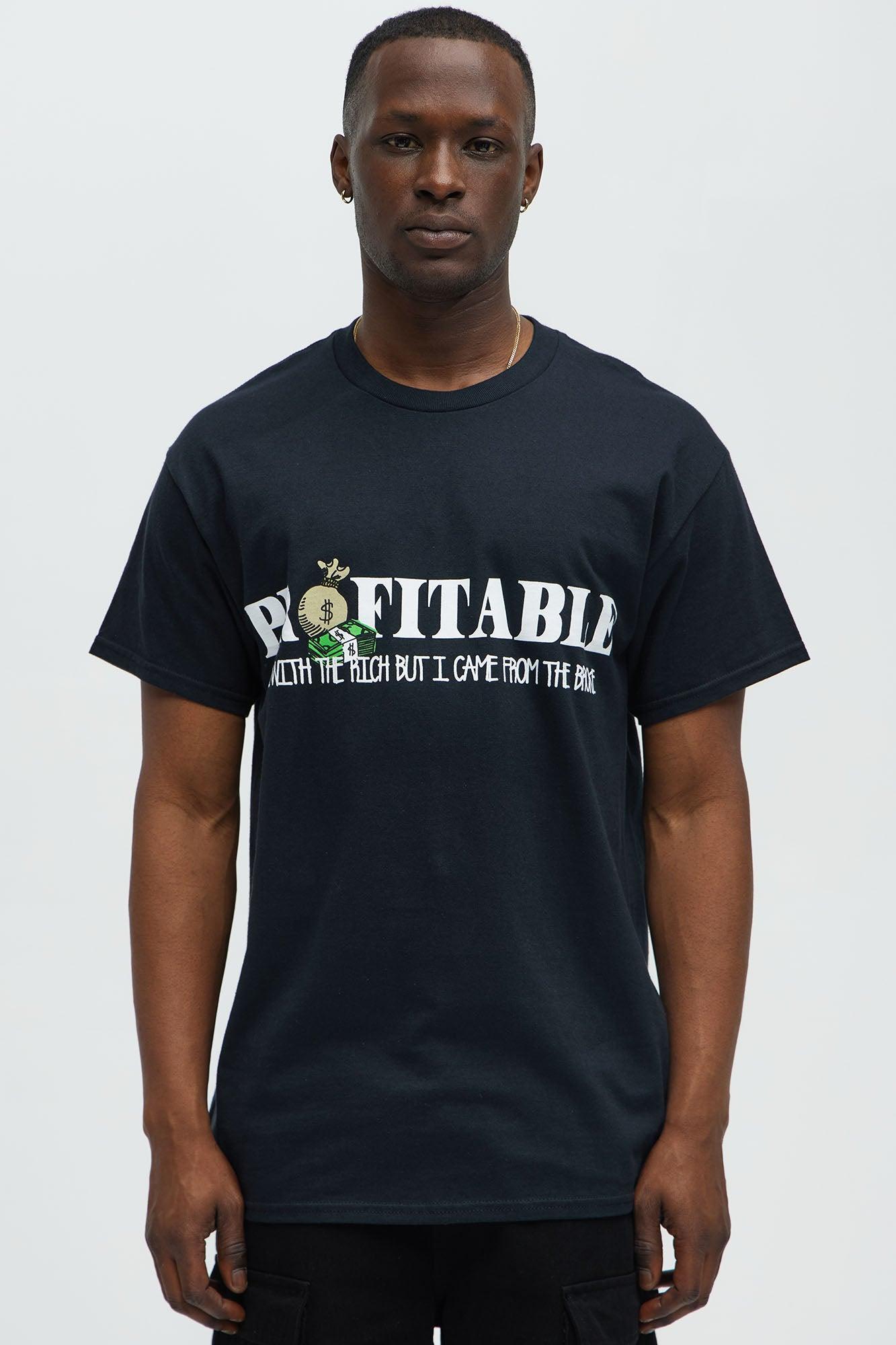 Profitable Short Sleeve Tee - Black Male Product Image