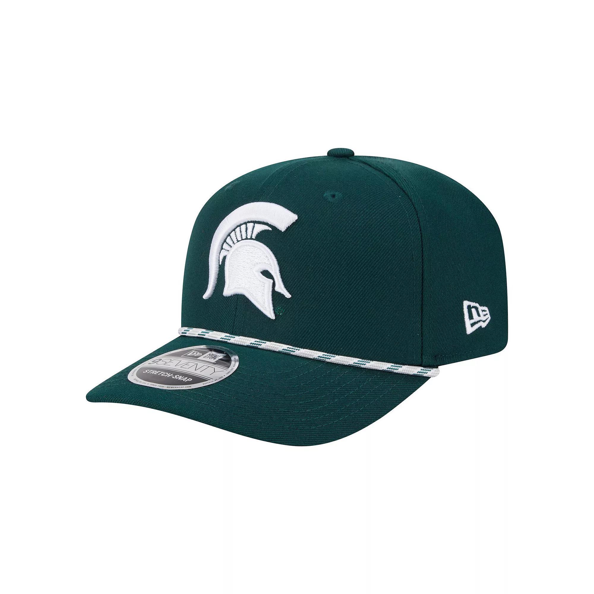 Men's New Era Green Michigan State Spartans Gameday Multi-Rope 9SEVENTY Stretch-Snap Hat Product Image