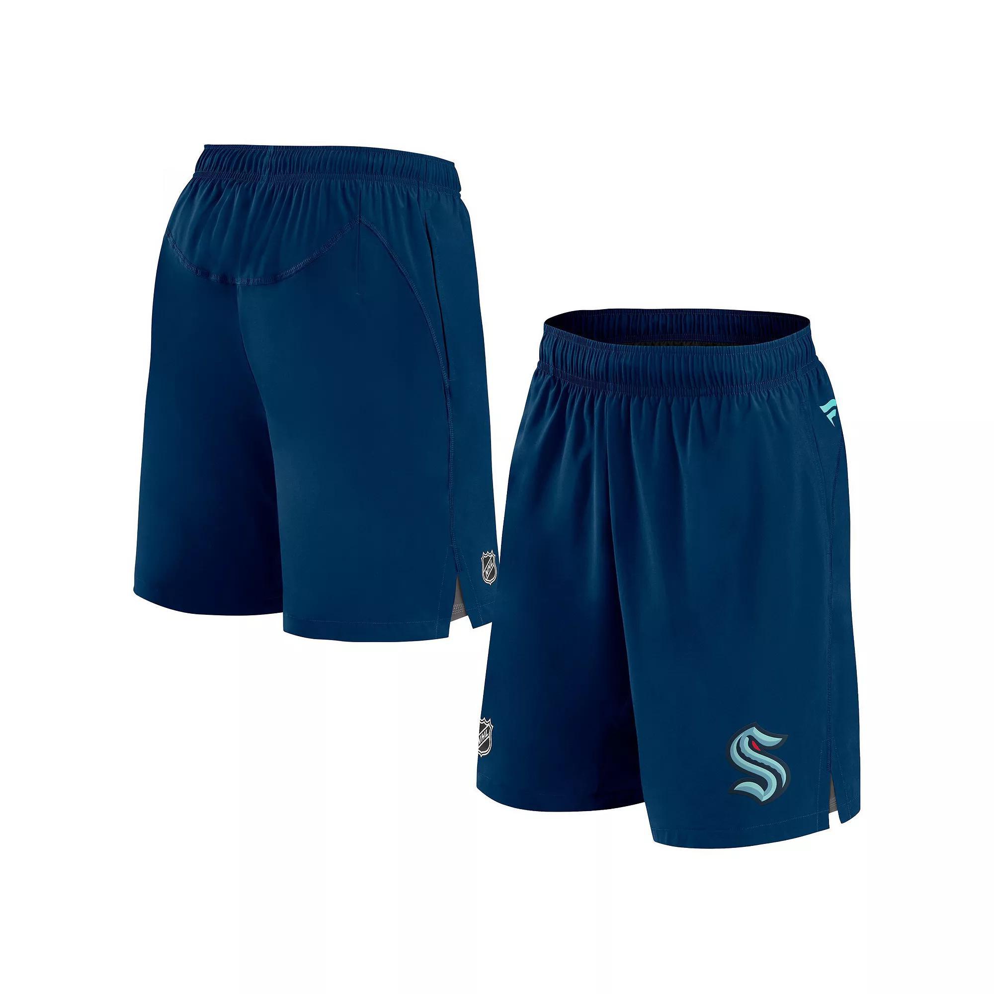 Men's Fanatics Branded Navy St. Louis Blues Authentic Pro Rink Shorts, Size: Medium Product Image