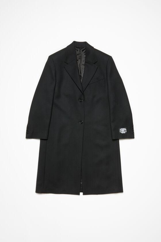 Single-breasted wool coat Product Image