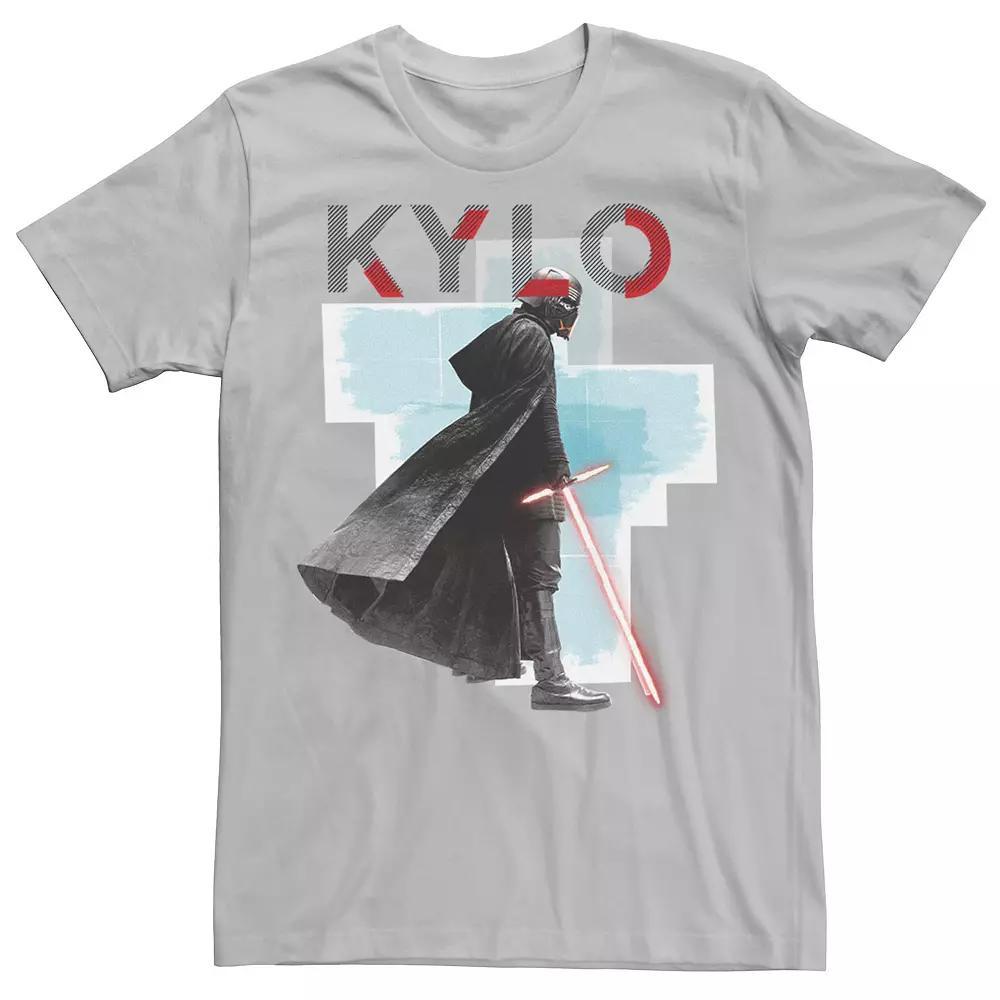 Men's Star Wars: The Rise of Skywalker Sinister Kylo Tee, Size: XL, Silver Product Image
