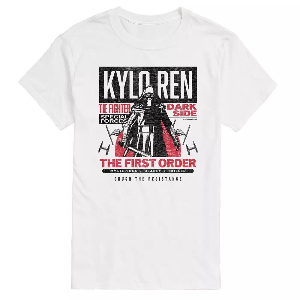 Big & Tall Star Wars Kylo Ren The First Order Graphic Tee, Men's,  Product Image