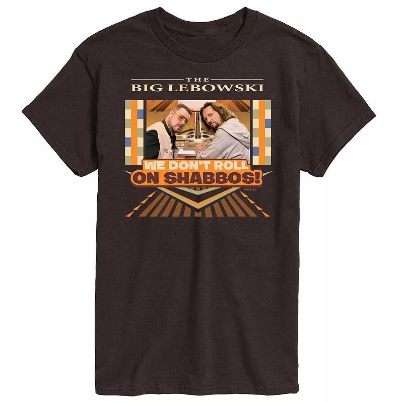 Men's The Big Lebowski Dont Roll Tee, Size: Medium, Dark Brown Product Image