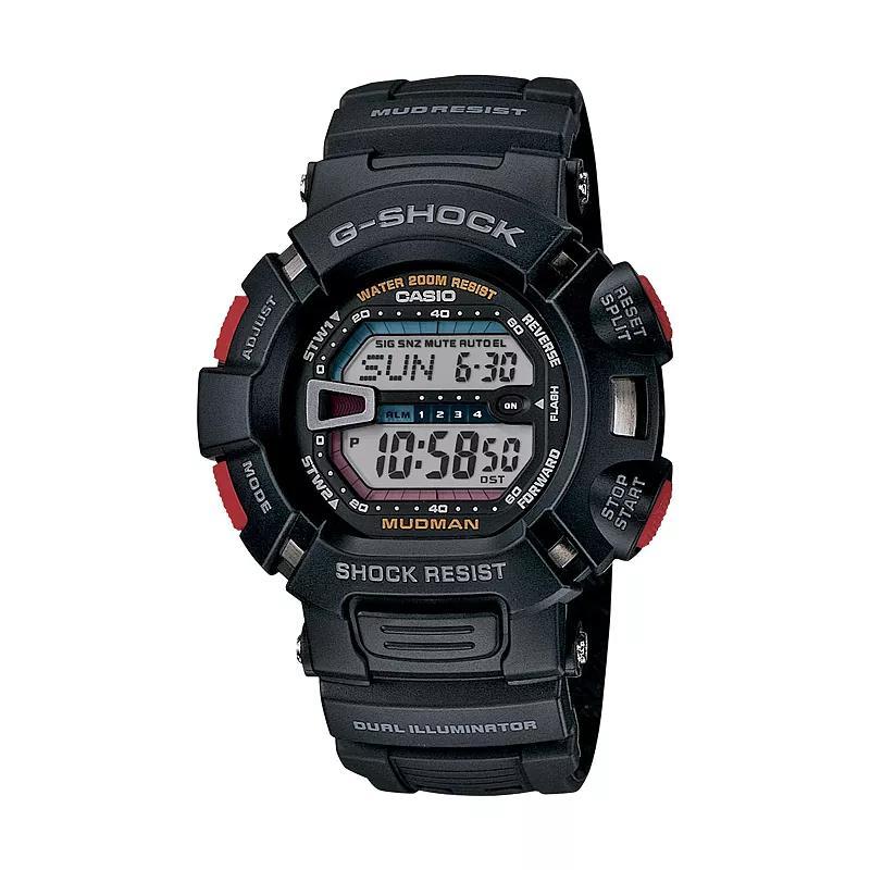Casio Mens G-Shock Mudman Digital Chronograph Watch - G9000-1V, Black Product Image