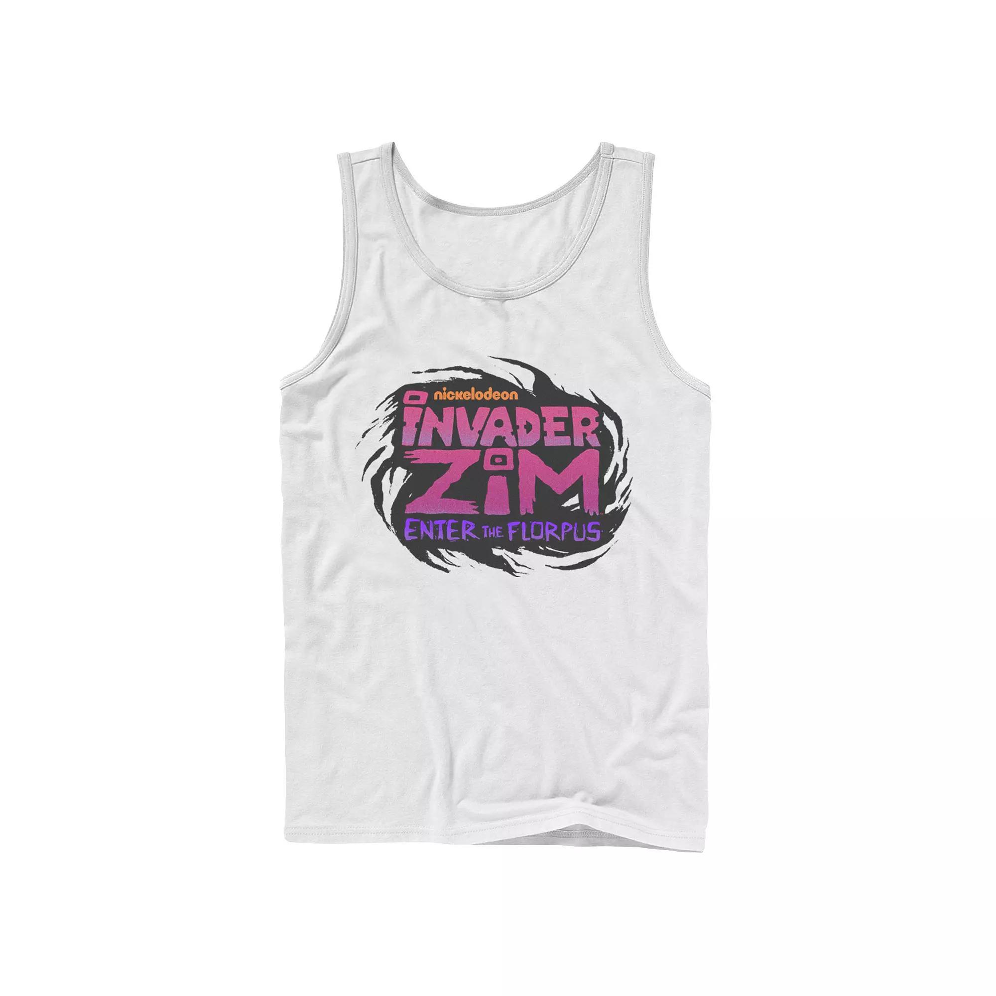 Men's Nickelodeon Invader Zim Enter Florpus Logo Graphic Tank Top,  Product Image