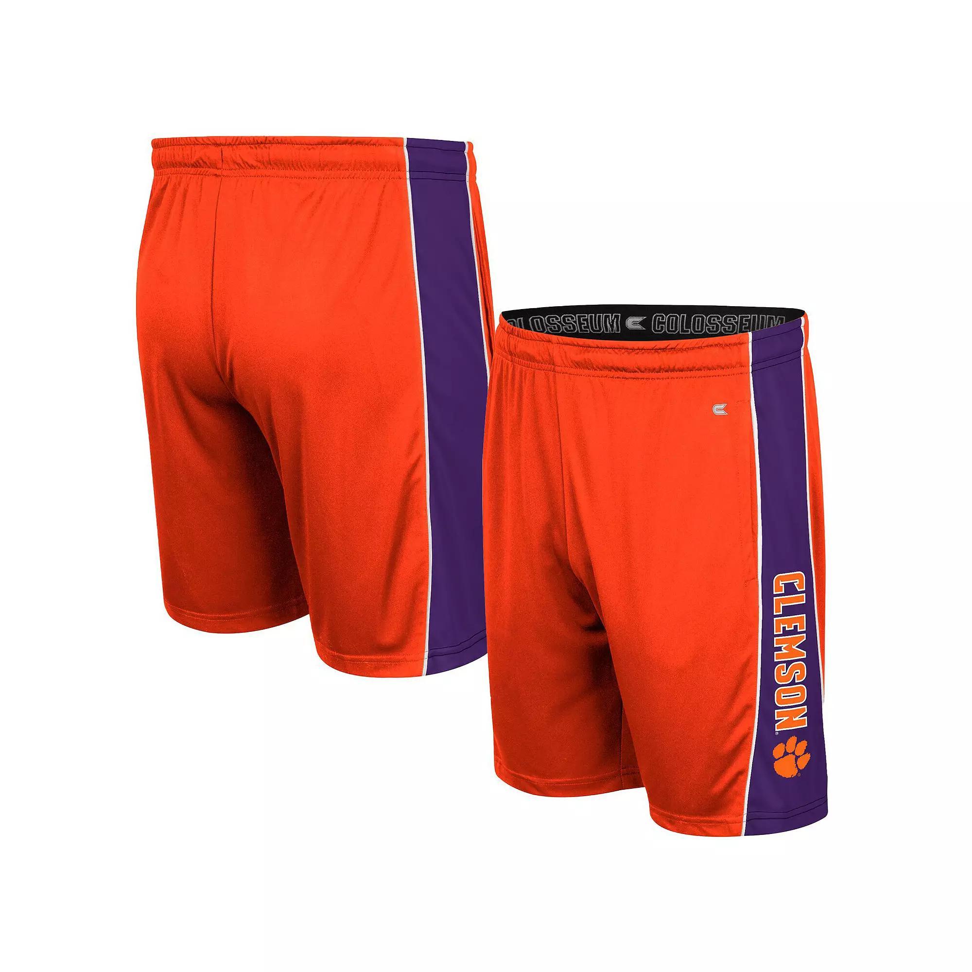 Men's Colosseum Orange Clemson Tigers Panel Shorts,  Product Image