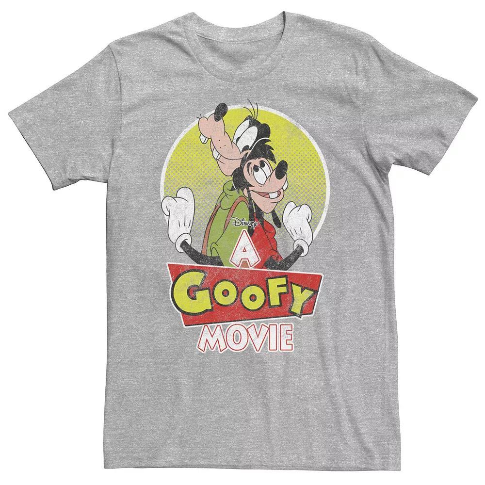 Big & Tall Disney A Goofy Movie Max And Goofy Portrait Tee, Men's, Size: Large Tall, Athletic Grey Product Image