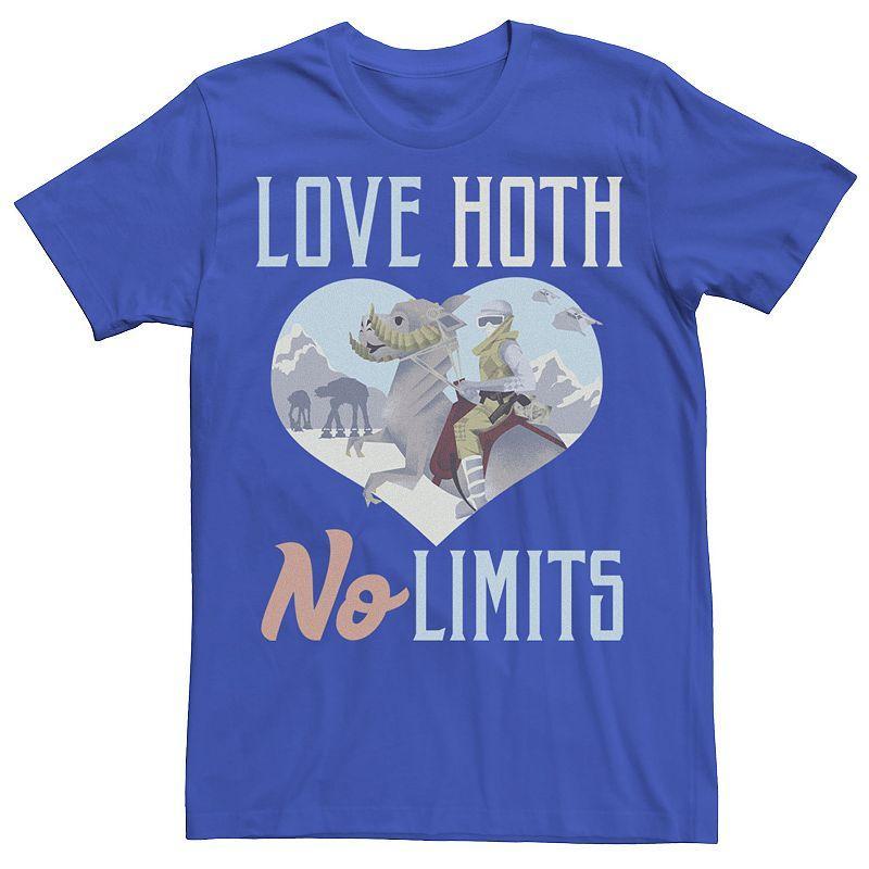 Men's Star Wars Love Hoth No Limits Text Graphic Tee, Size: XL, Red Product Image