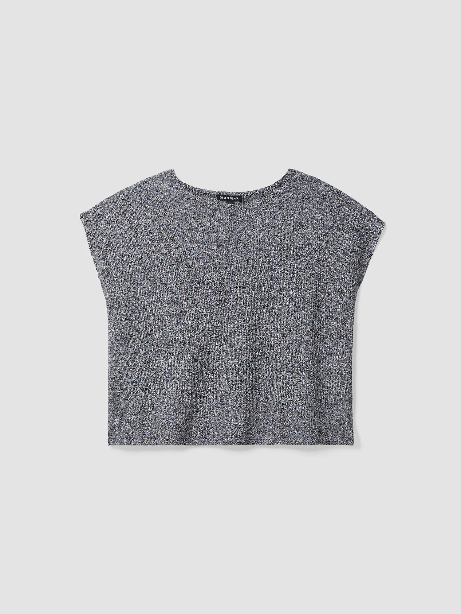 EILEEN FISHER Organic Linen Cotton Square Topfemale Product Image