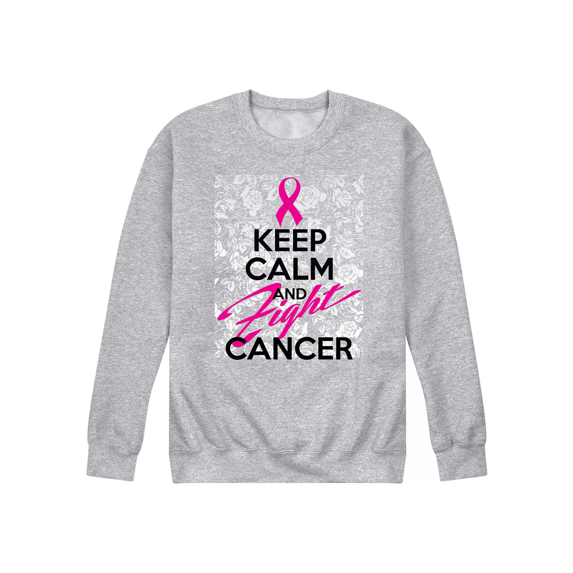 Men's Keep Calm and Fight Fleece Sweatshirt,  Product Image