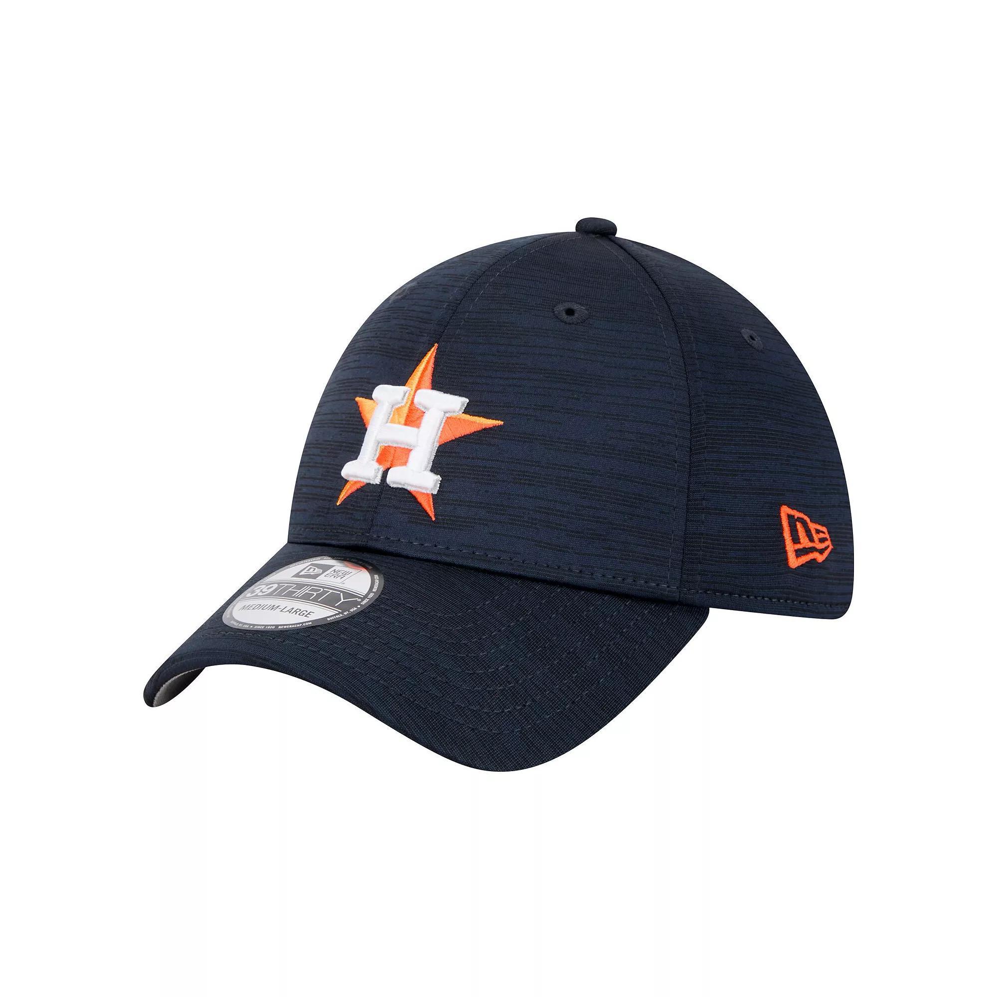 Men's New Era Navy Houston Astros Tech 39THIRTY Flex Hat,  Product Image